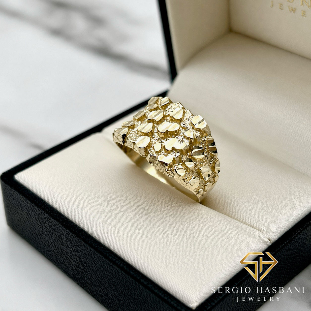 10K NUGGET2 Ring