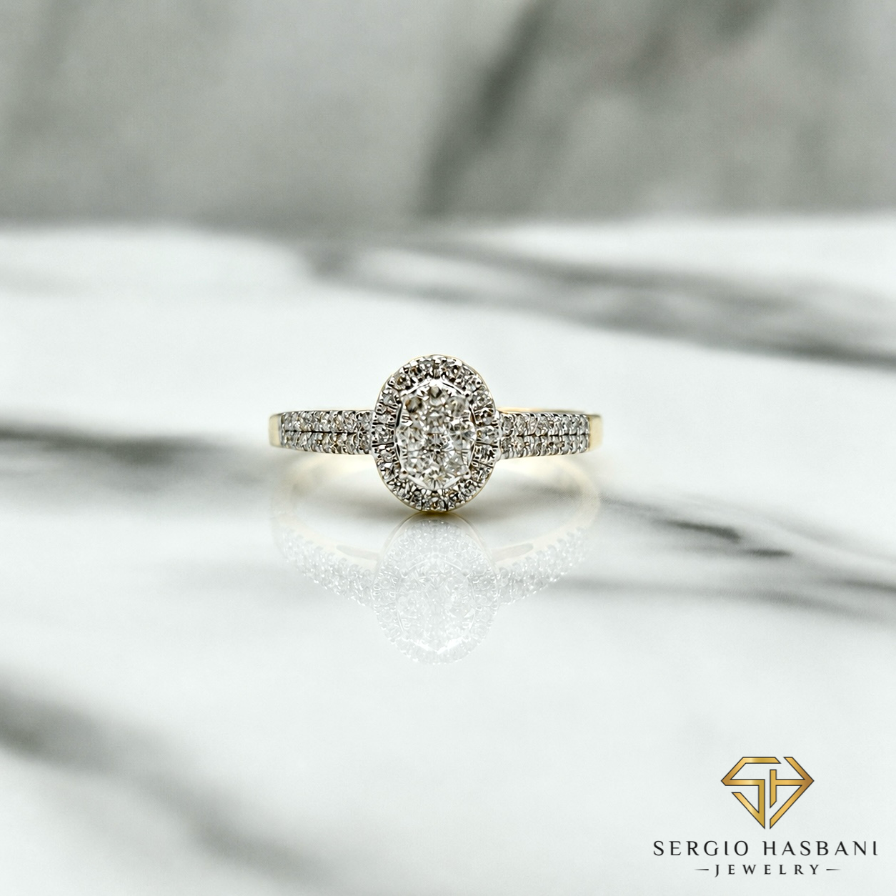10K OLYMPIA Diamond Ring