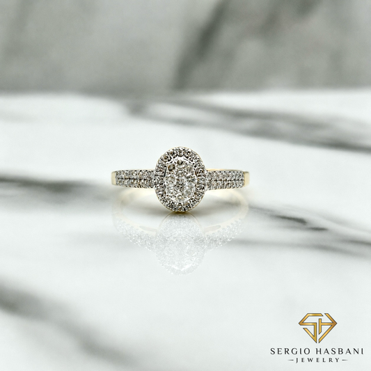 10K OLYMPIA Diamond Ring