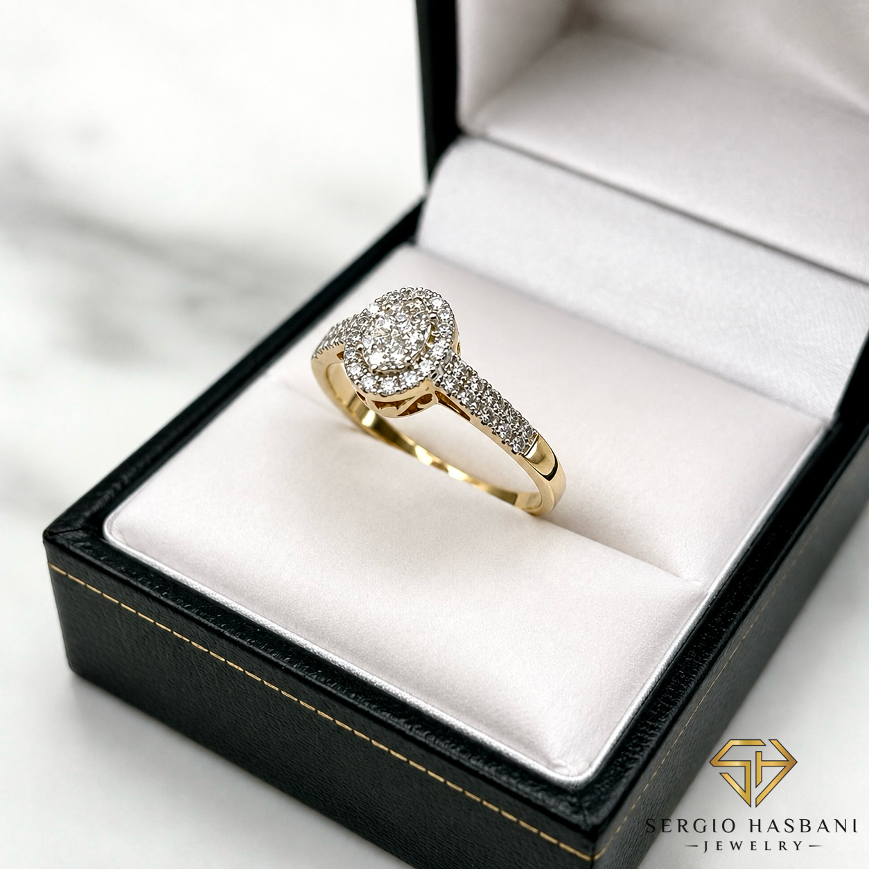 10K OLYMPIA Diamond Ring