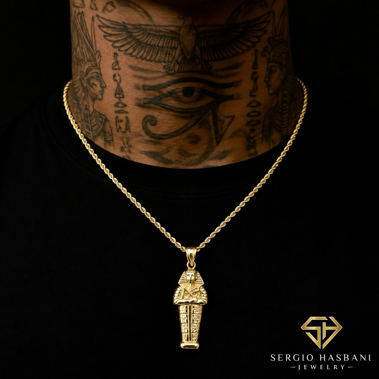 10K PHARAOH Pendant