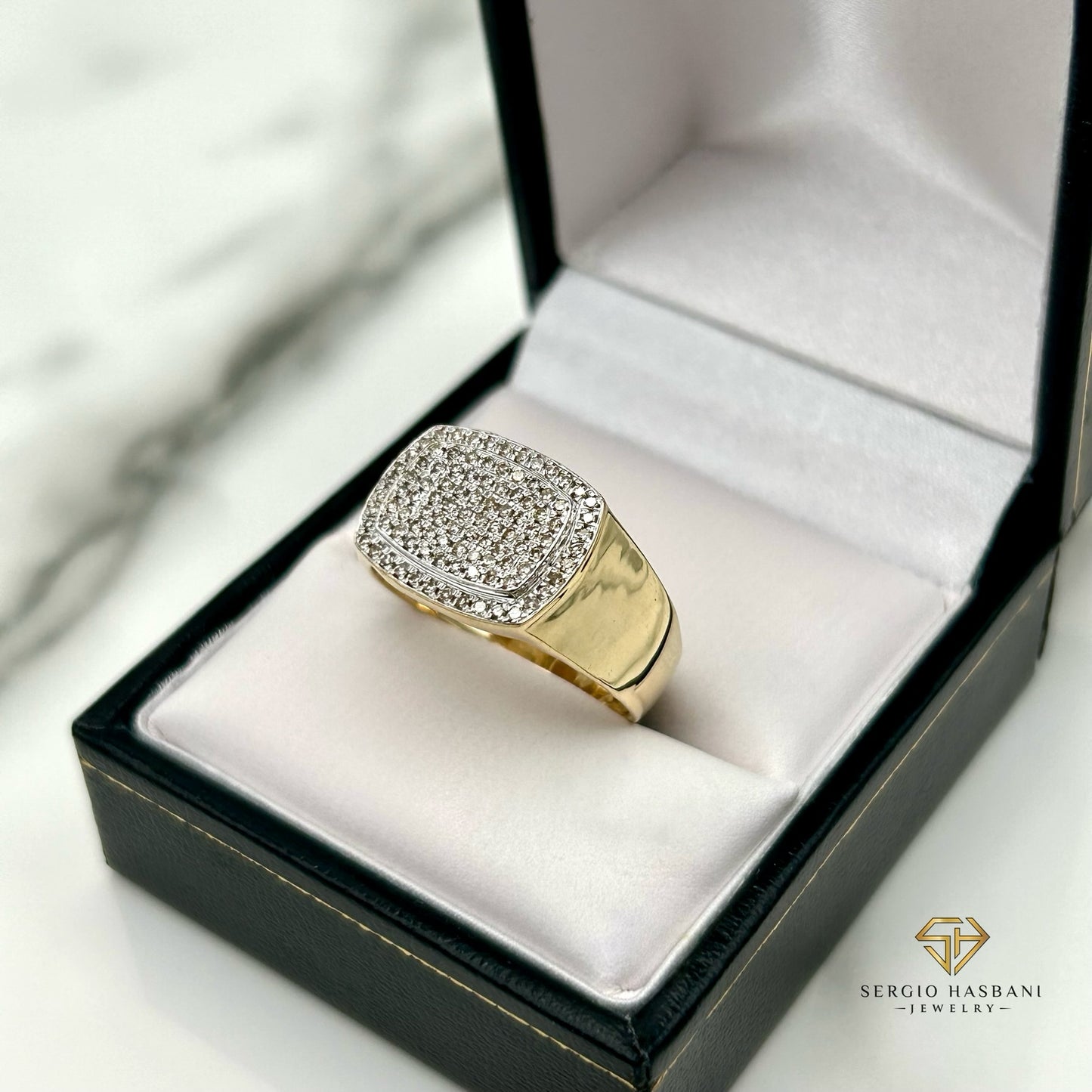 10K POSH Diamond Ring