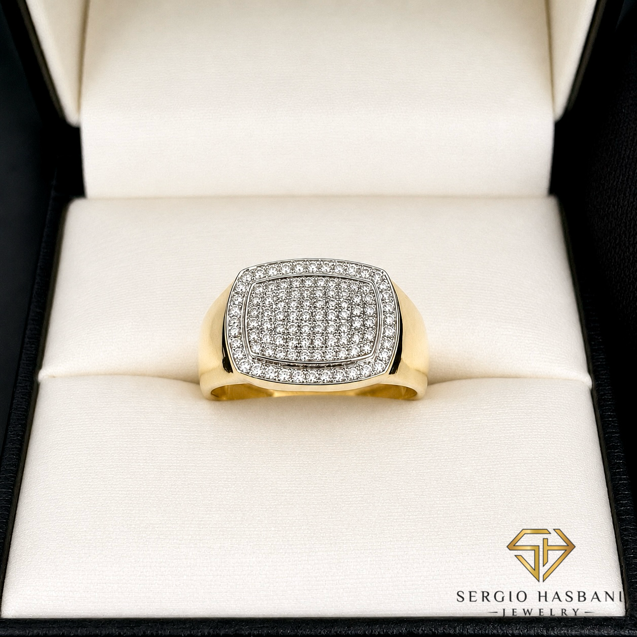 10K POSH Diamond Ring