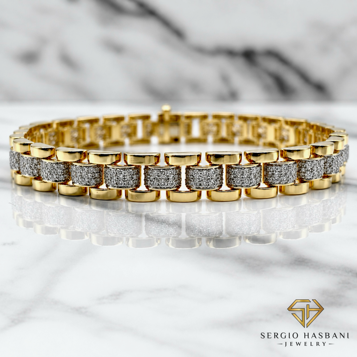 10K PRESIDENTIAL Diamond Bracelet