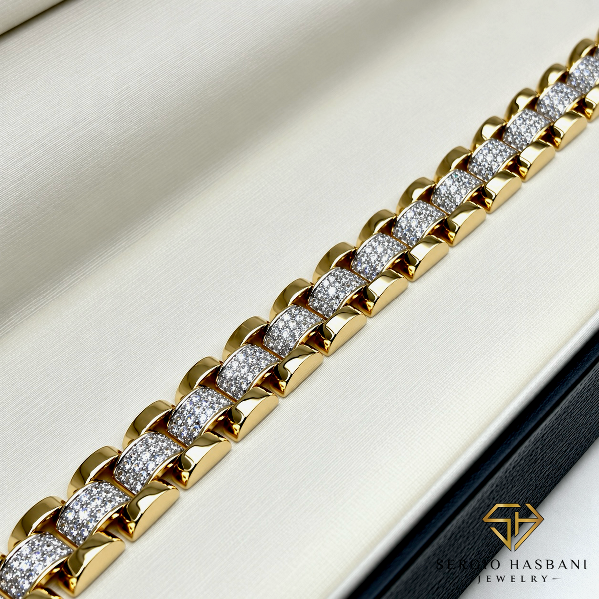 10K PRESIDENTIAL Diamond Bracelet
