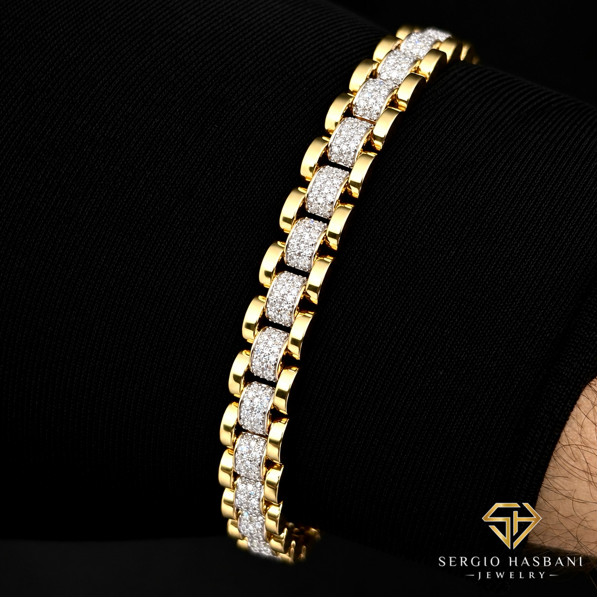 10K PRESIDENTIAL Diamond Bracelet