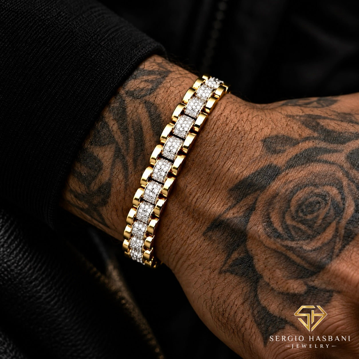 10K PRESIDENTIAL Diamond Bracelet