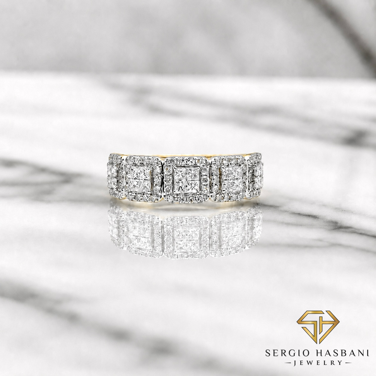 10K PRYNZ Diamond Ring