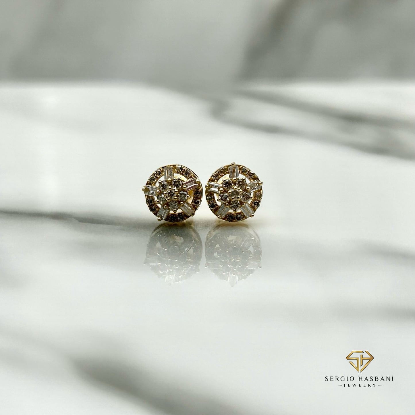 10K RAGNOK Diamond Earrings