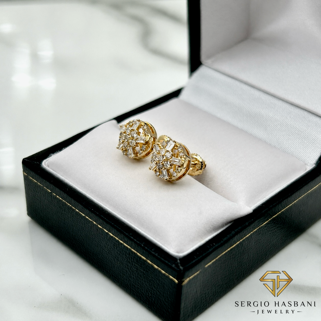 10K RAGNOK Diamond Earrings