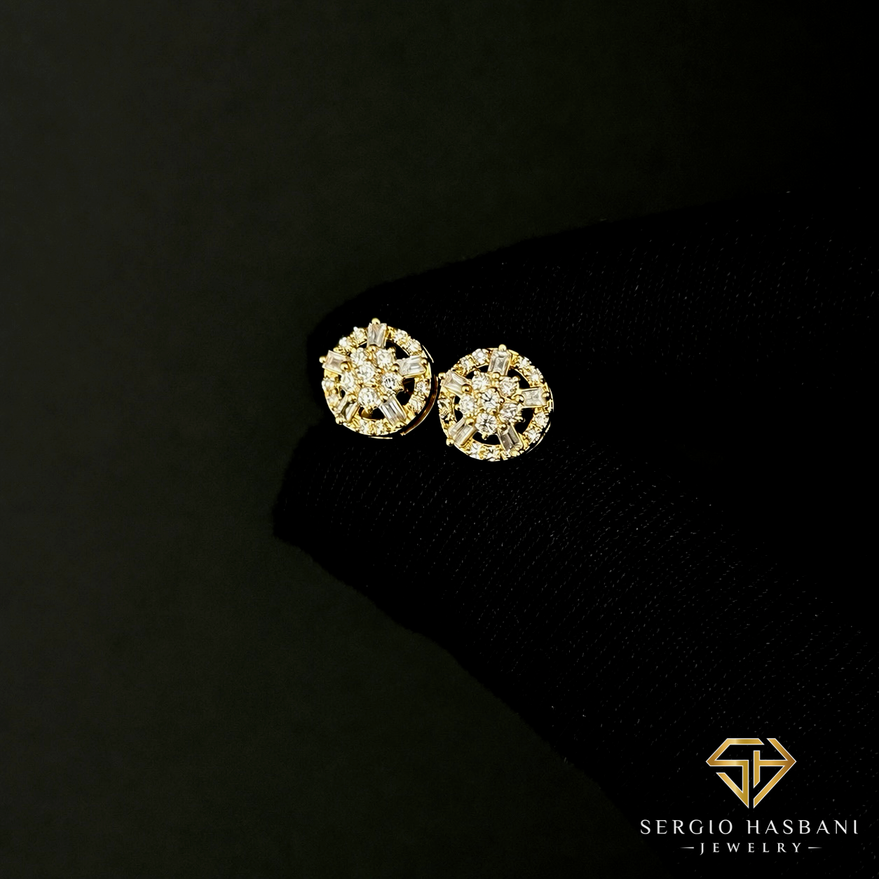 10K RAGNOK Diamond Earrings