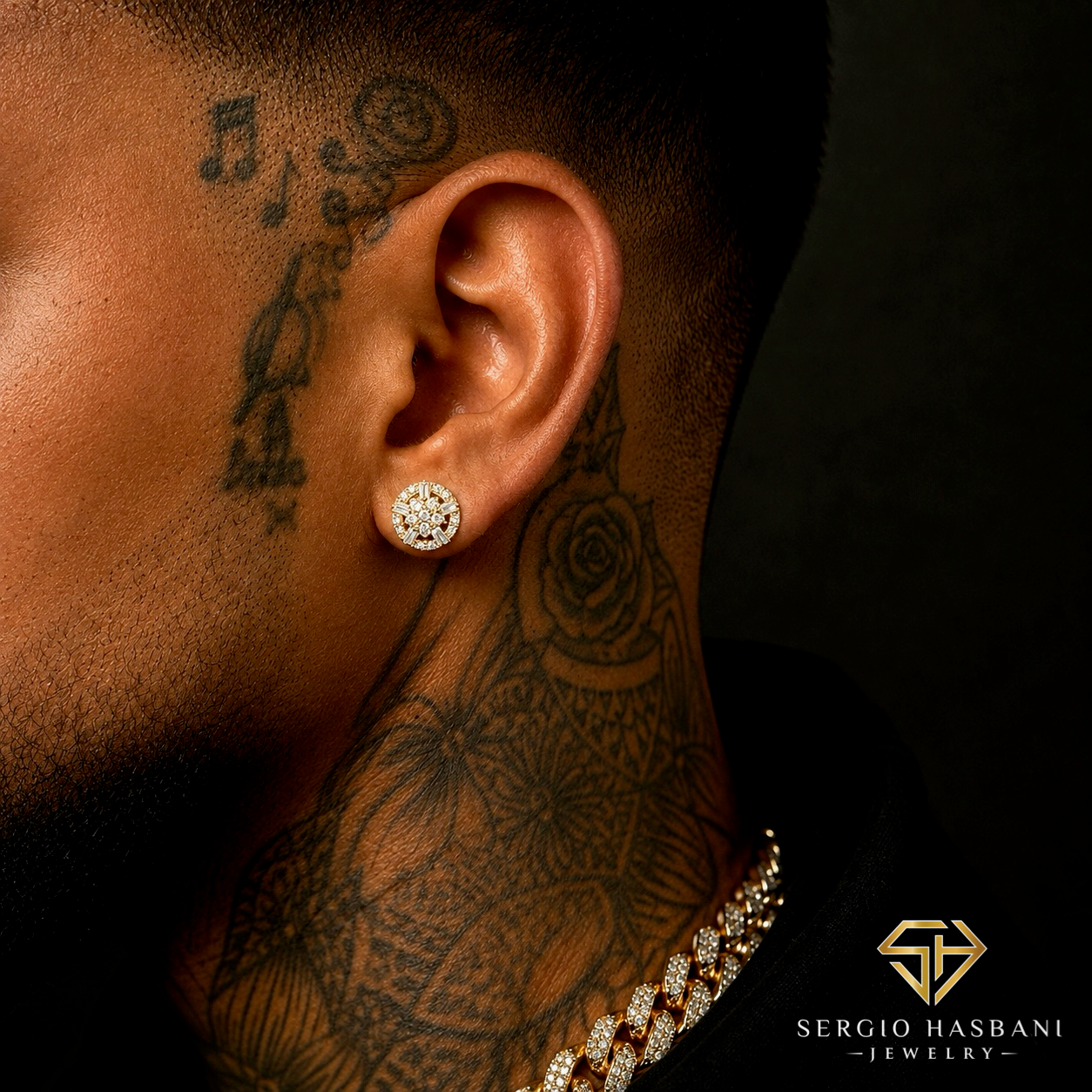 10K RAGNOK Diamond Earrings