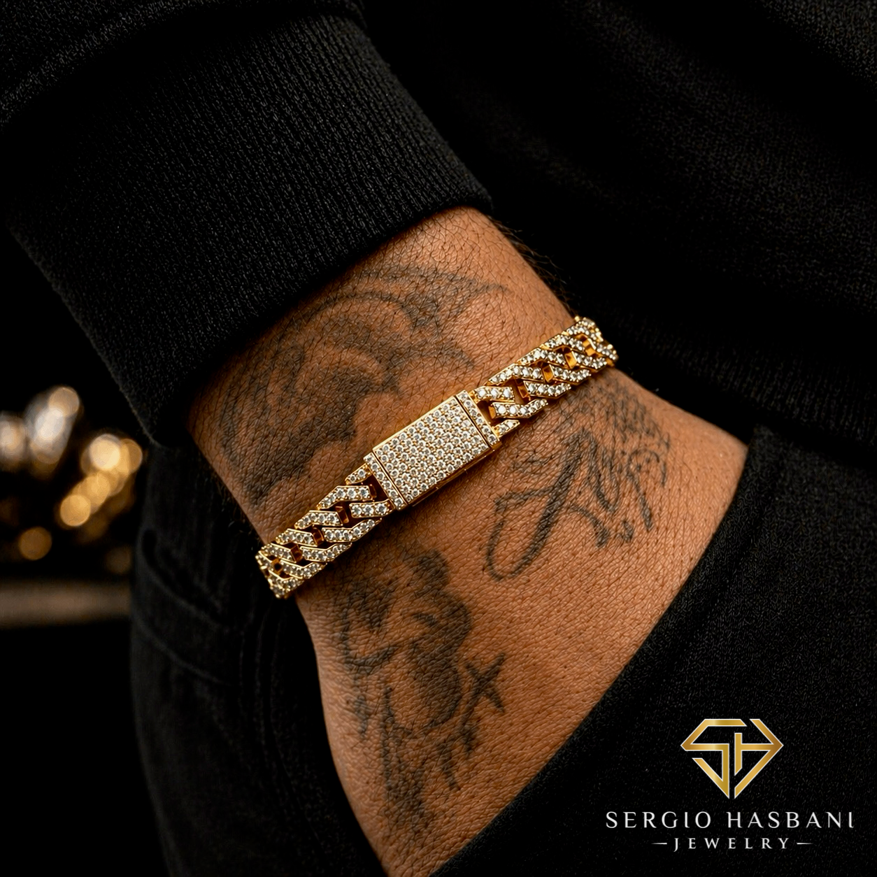 10K RAZR2 BOX VVS Lab Diamond Bracelet