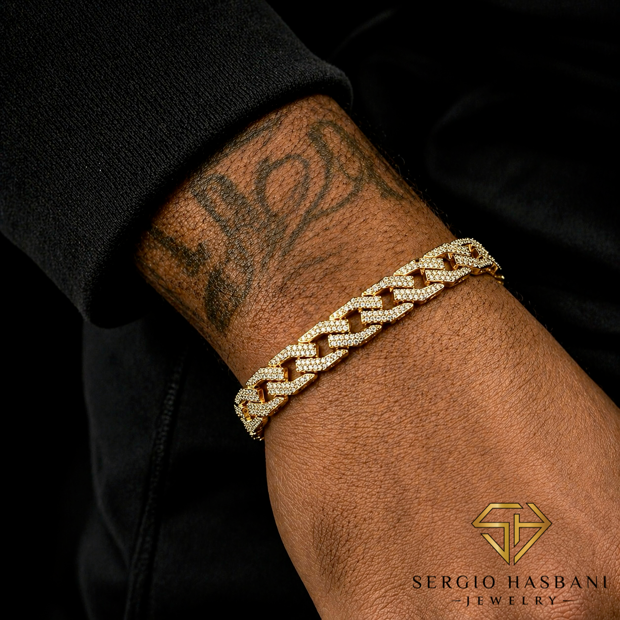 10K RAZR VVS Lab Diamond Bracelet