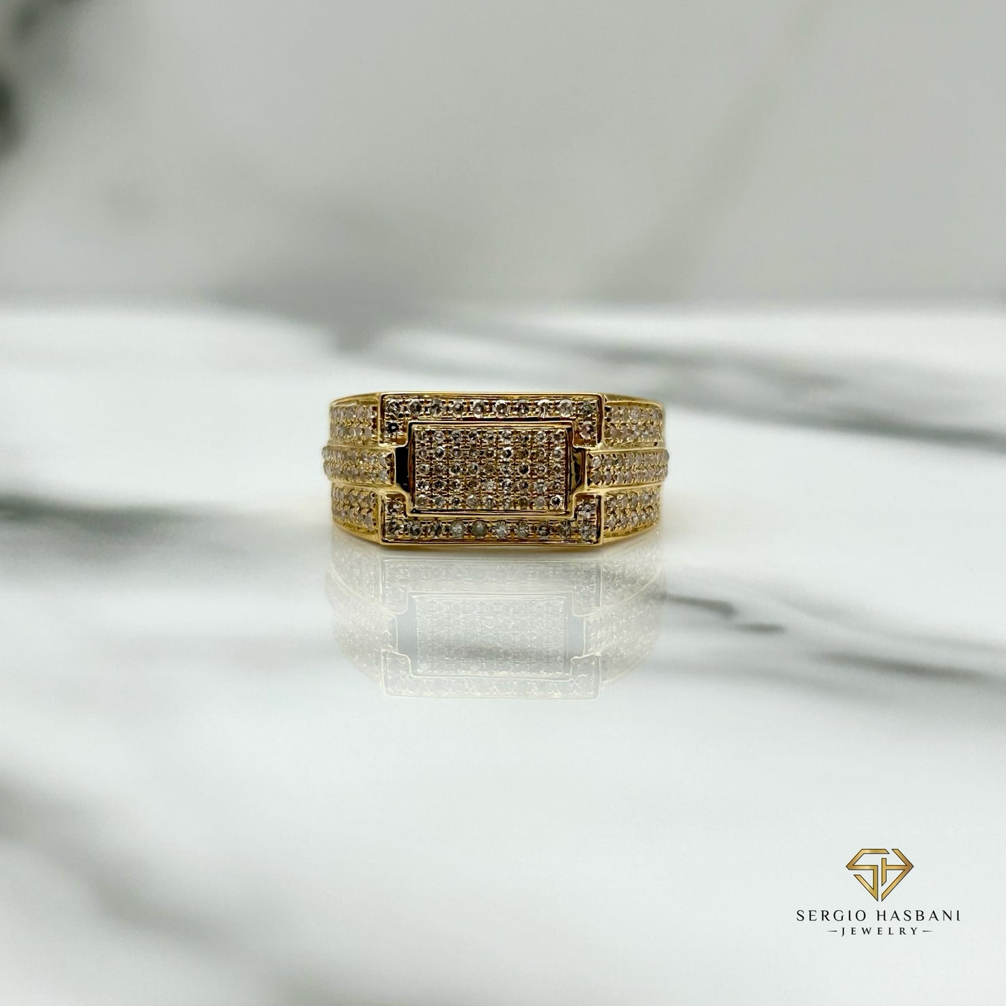 10K RETCHEK Diamond Ring