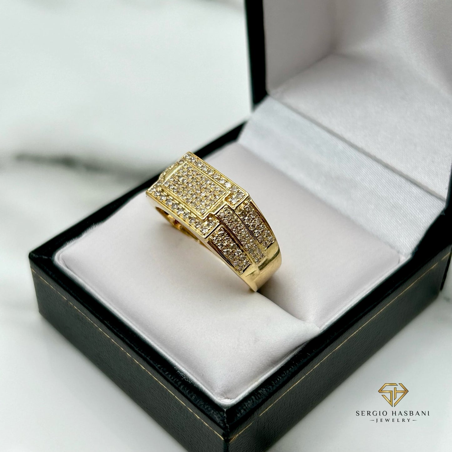 10K RETCHEK Diamond Ring