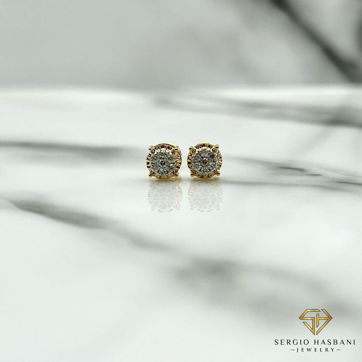 10K RIKO Diamond Earrings