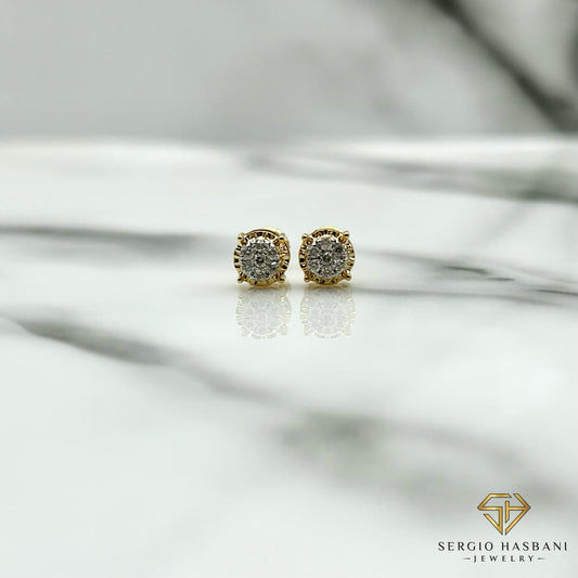 10K RIKO Diamond Earrings