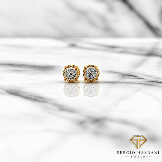 10K RIKO Diamond Earrings