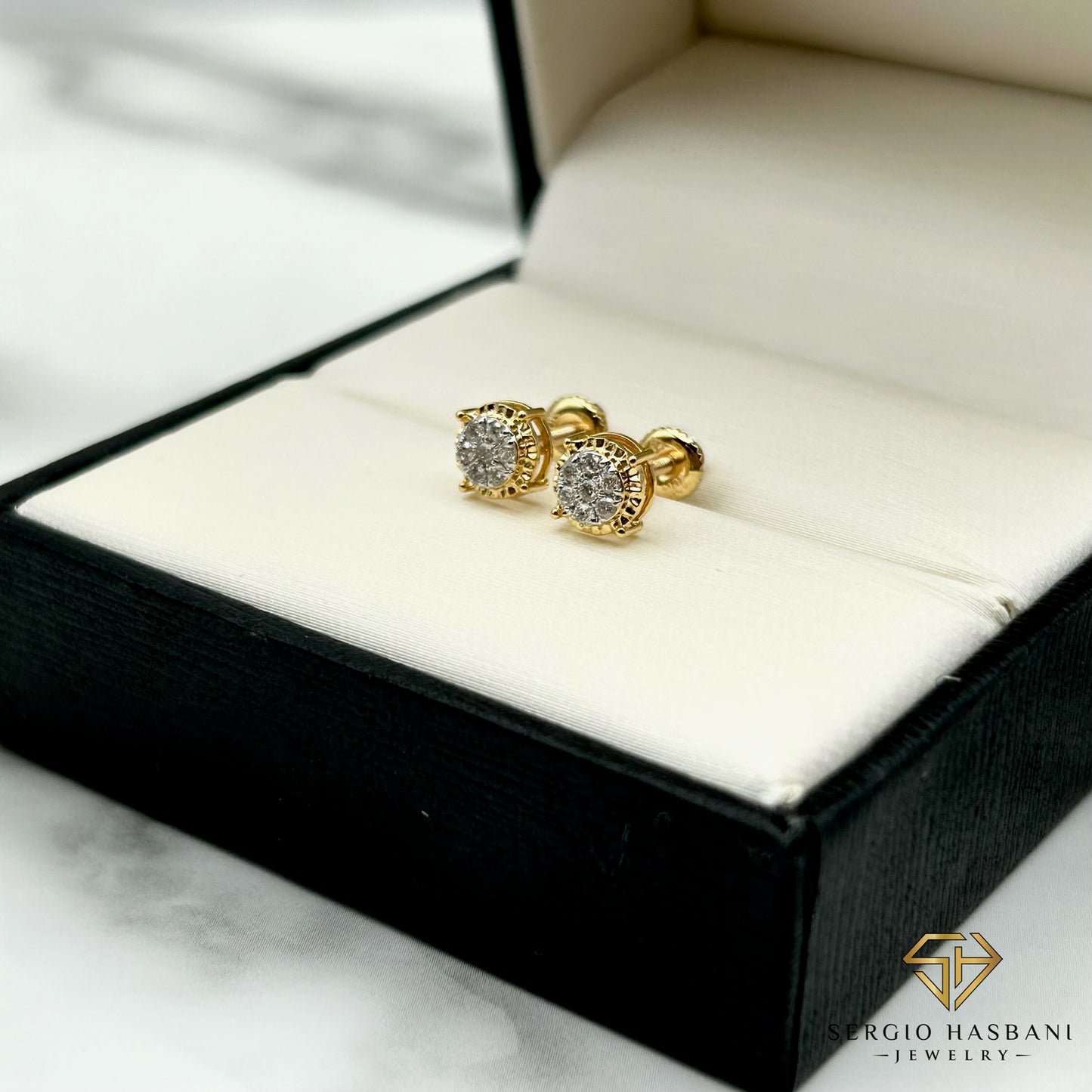 10K RIKO Diamond Earrings