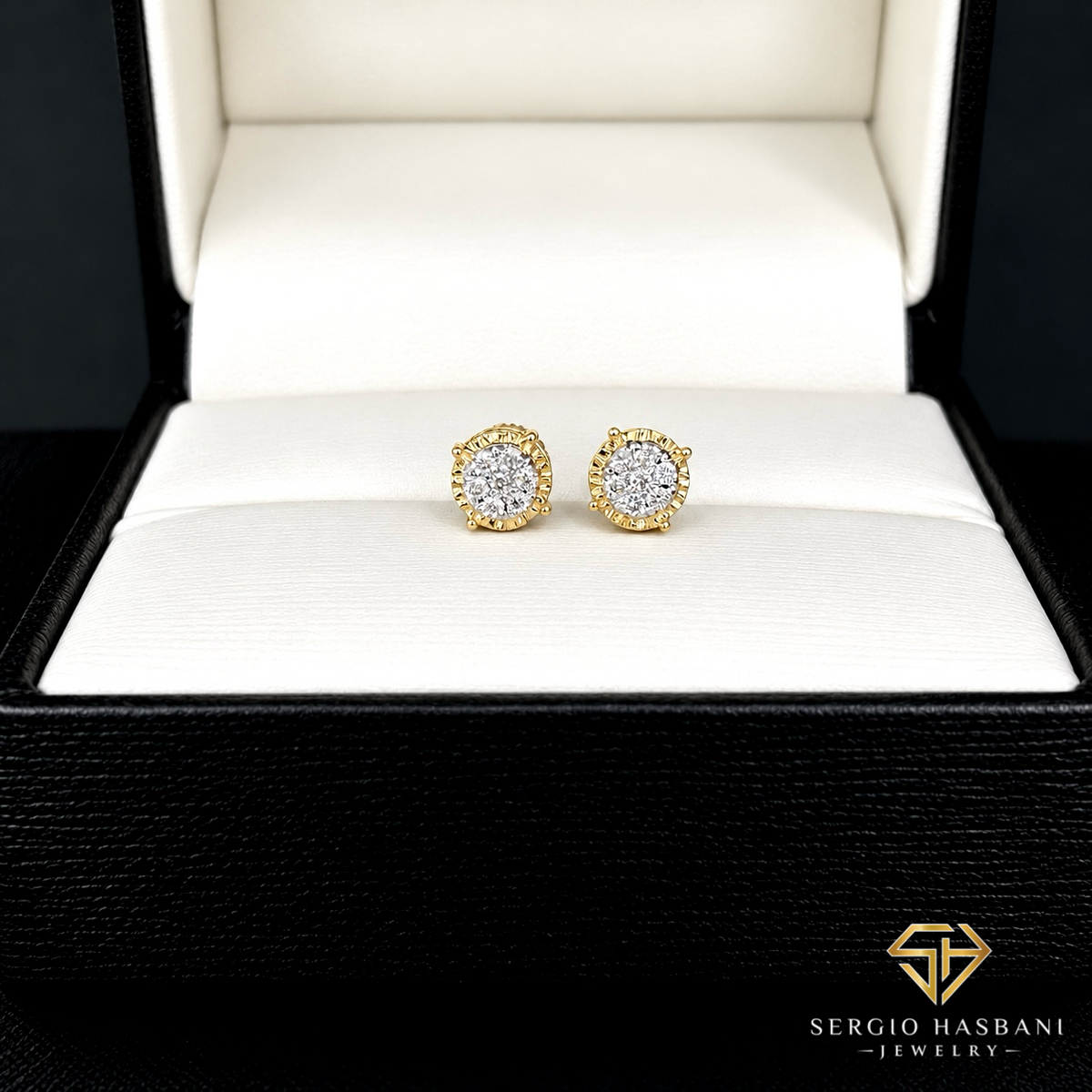 10K RIKO Diamond Earrings