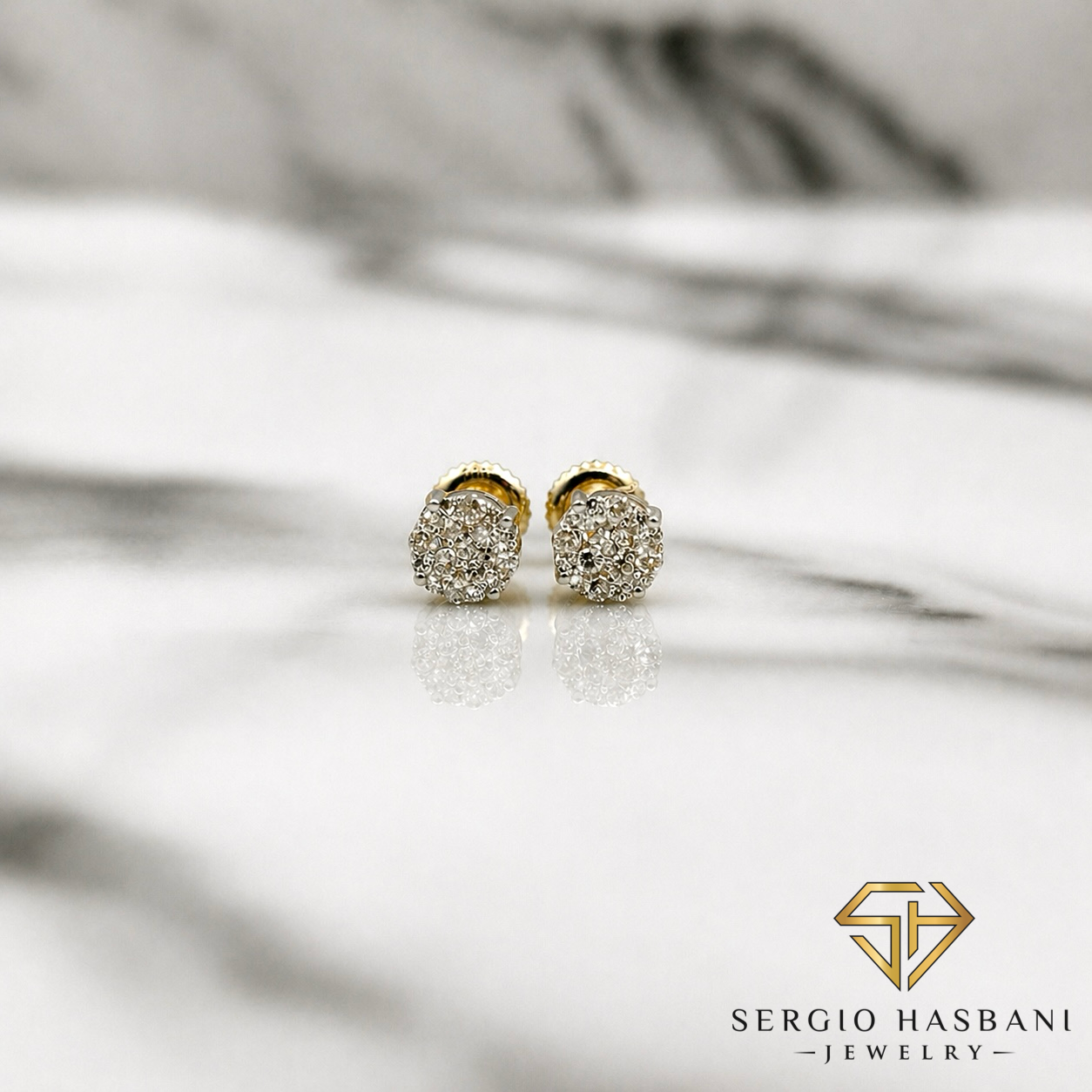 10K RIZO Diamond Earrings