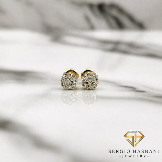 10K RIZO Diamond Earrings