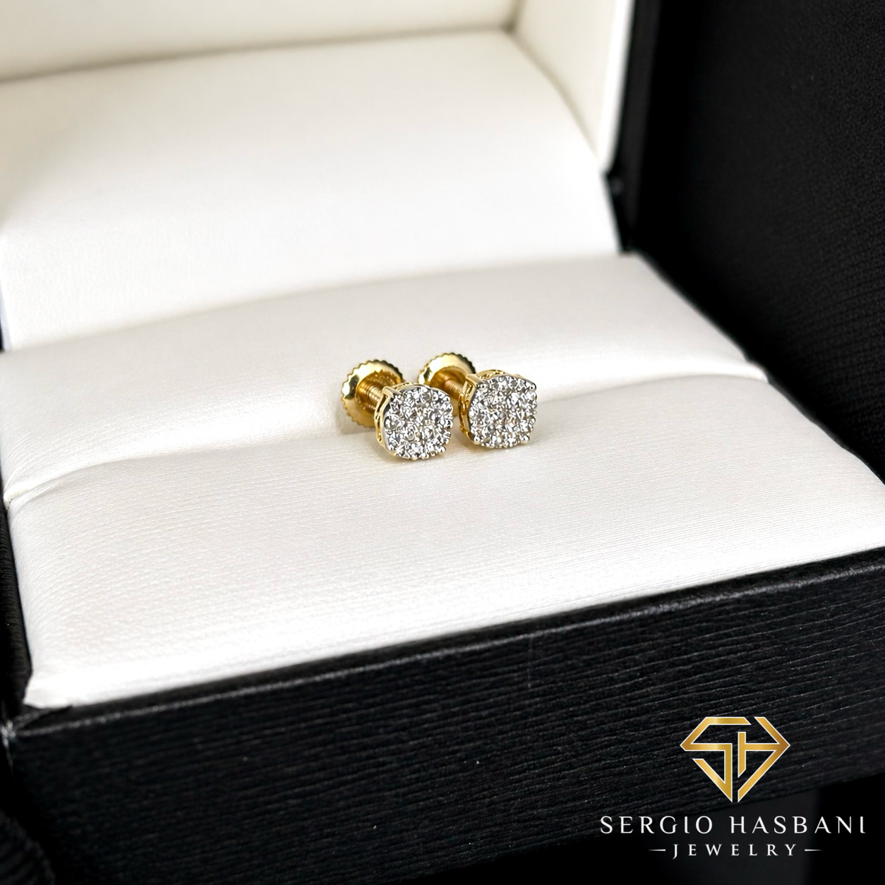 10K RIZO Diamond Earrings