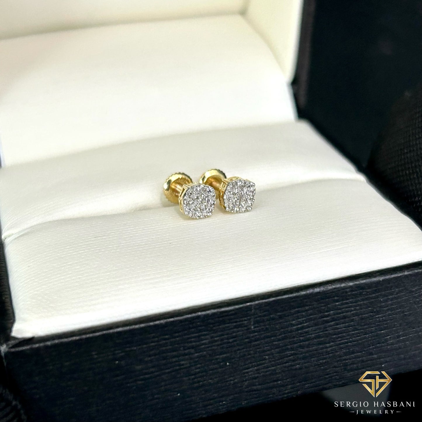 10K RIZO Diamond Earrings