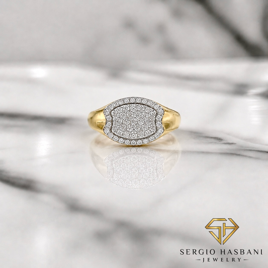 10K RIZZY Diamond Ring