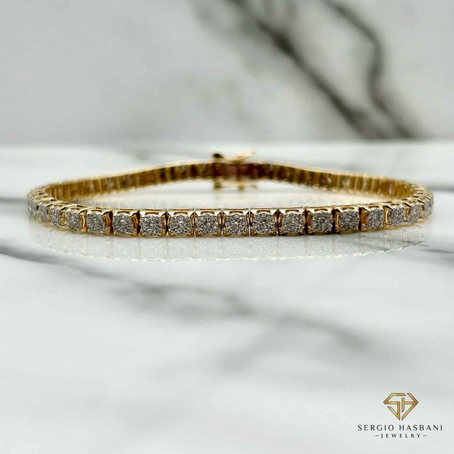 10K ROLIO Diamond Bracelet