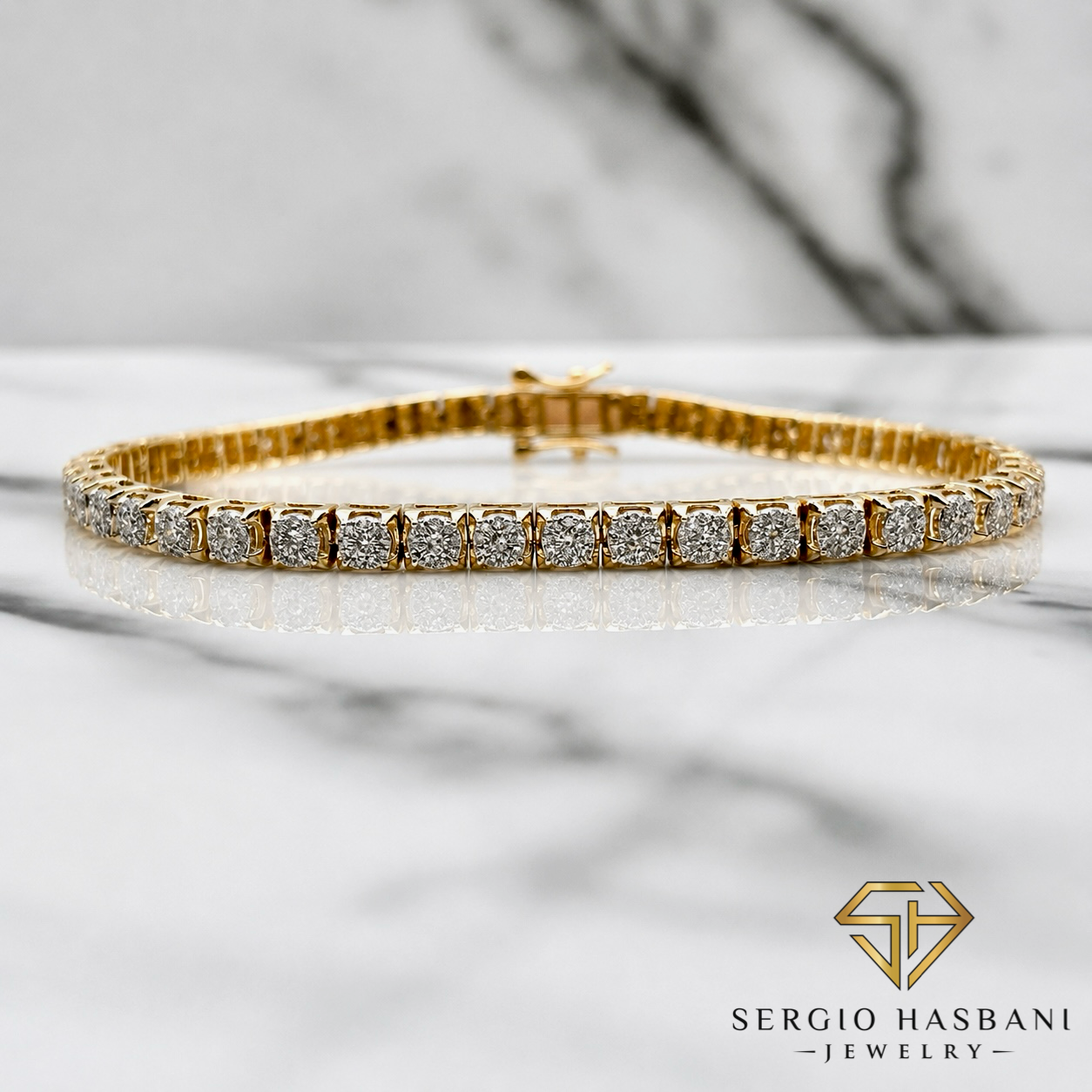 10K ROLIO Diamond Bracelet