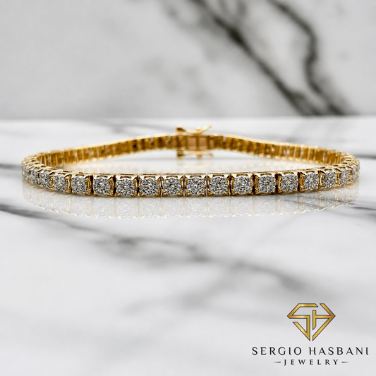 10K ROLIO Diamond Bracelet