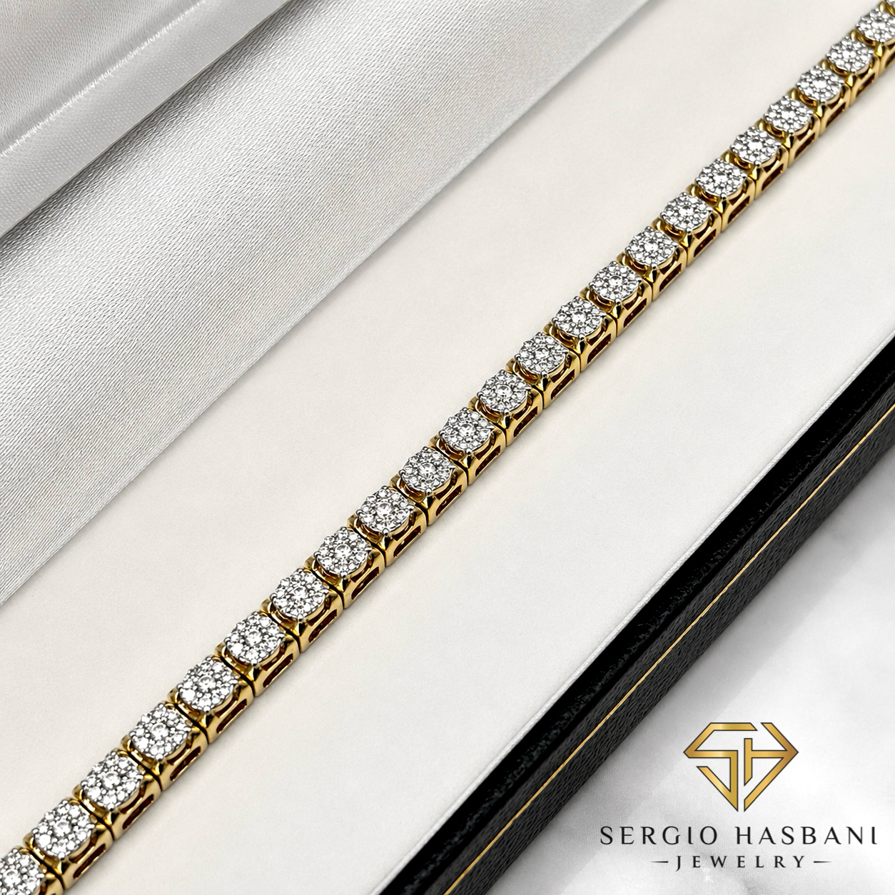 10K ROLIO Diamond Bracelet