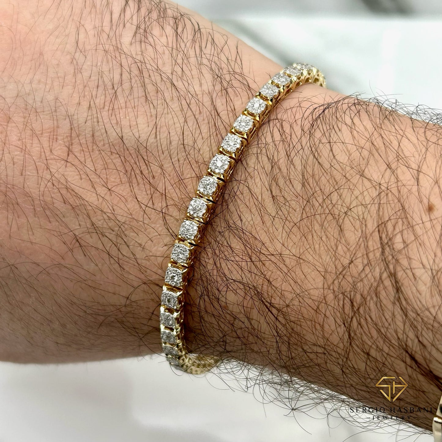 10K ROLIO Diamond Bracelet