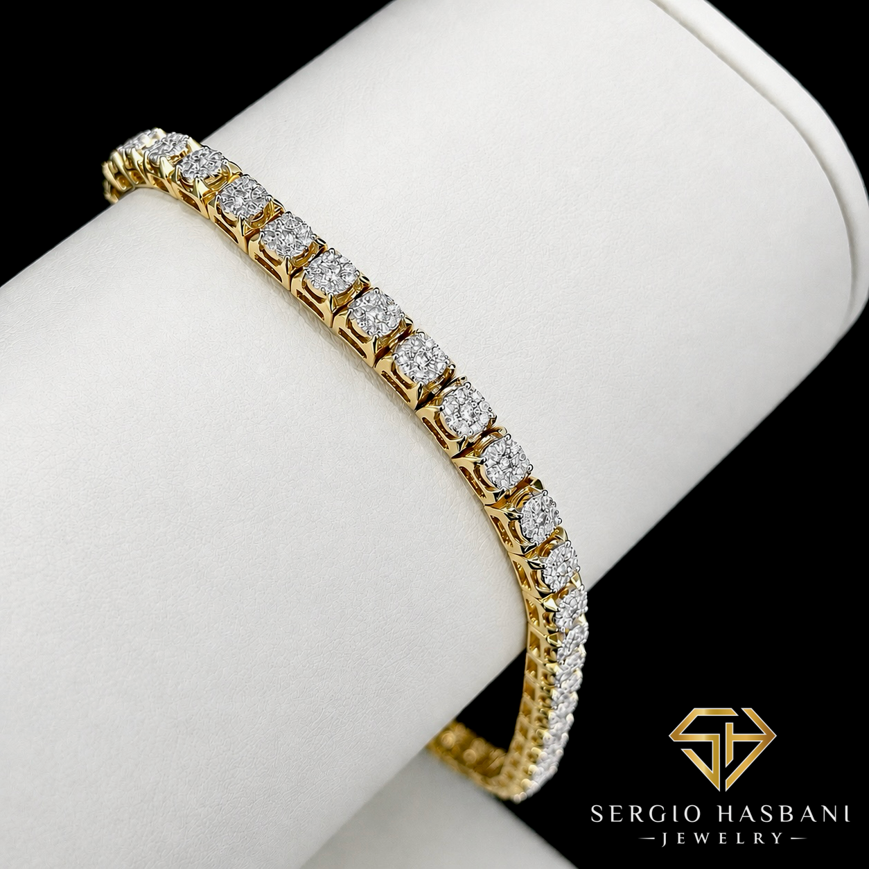 10K ROLIO Diamond Bracelet