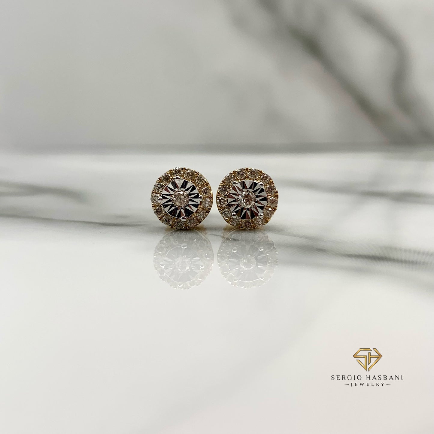 10K ROLLA Diamond Earrings