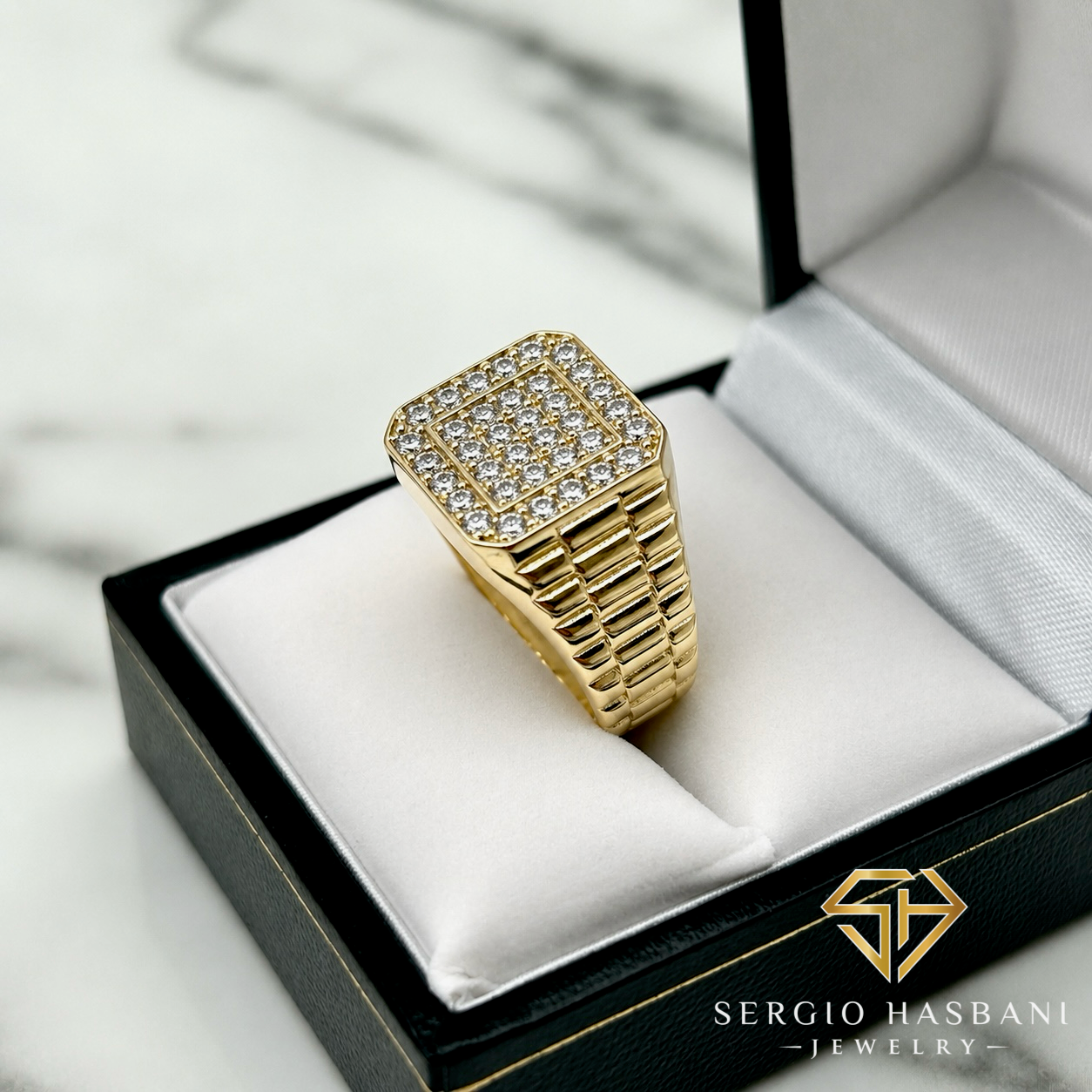 18K ROLLAR VVS Lab Diamond Ring