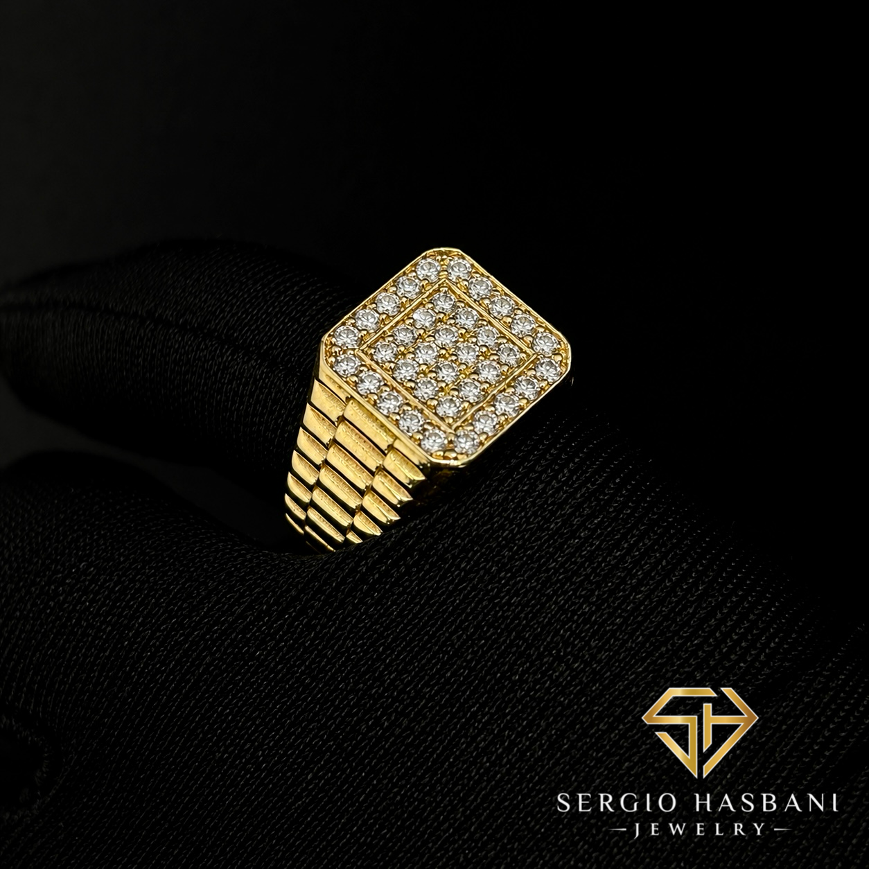 18K ROLLAR VVS Lab Diamond Ring