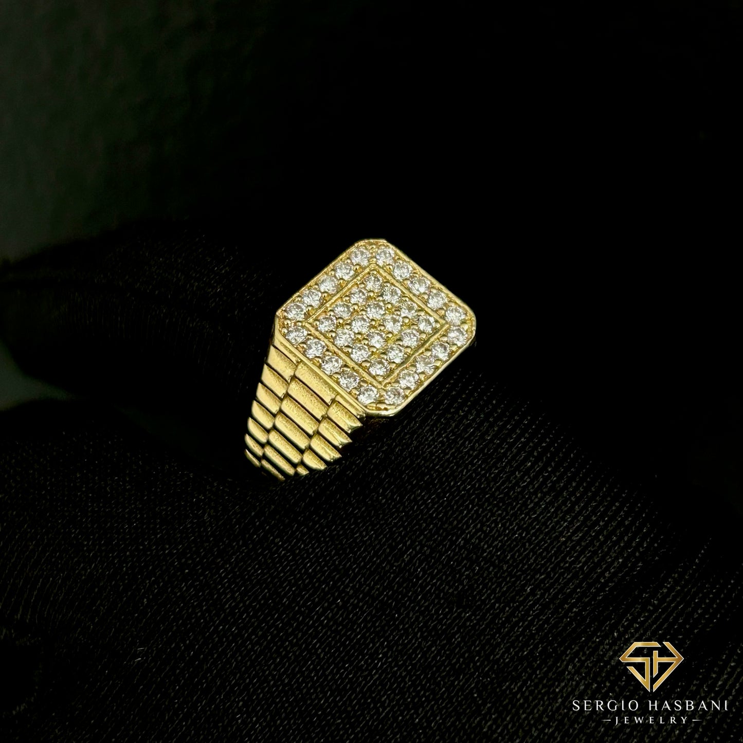 18K ROLLAR VVS Lab Diamond Ring