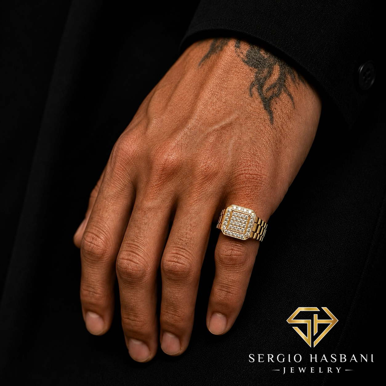 18K ROLLAR VVS Lab Diamond Ring
