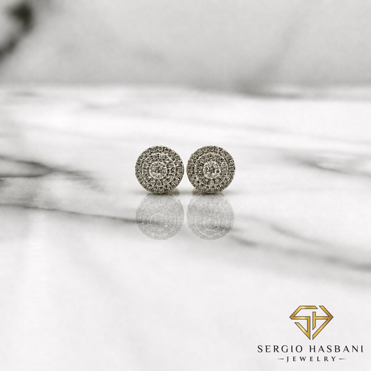 10K ROSCO Diamond Earrings