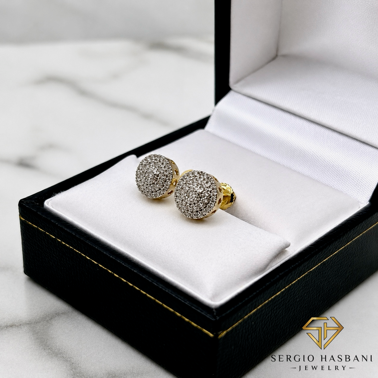 10K ROSCO Diamond Earrings