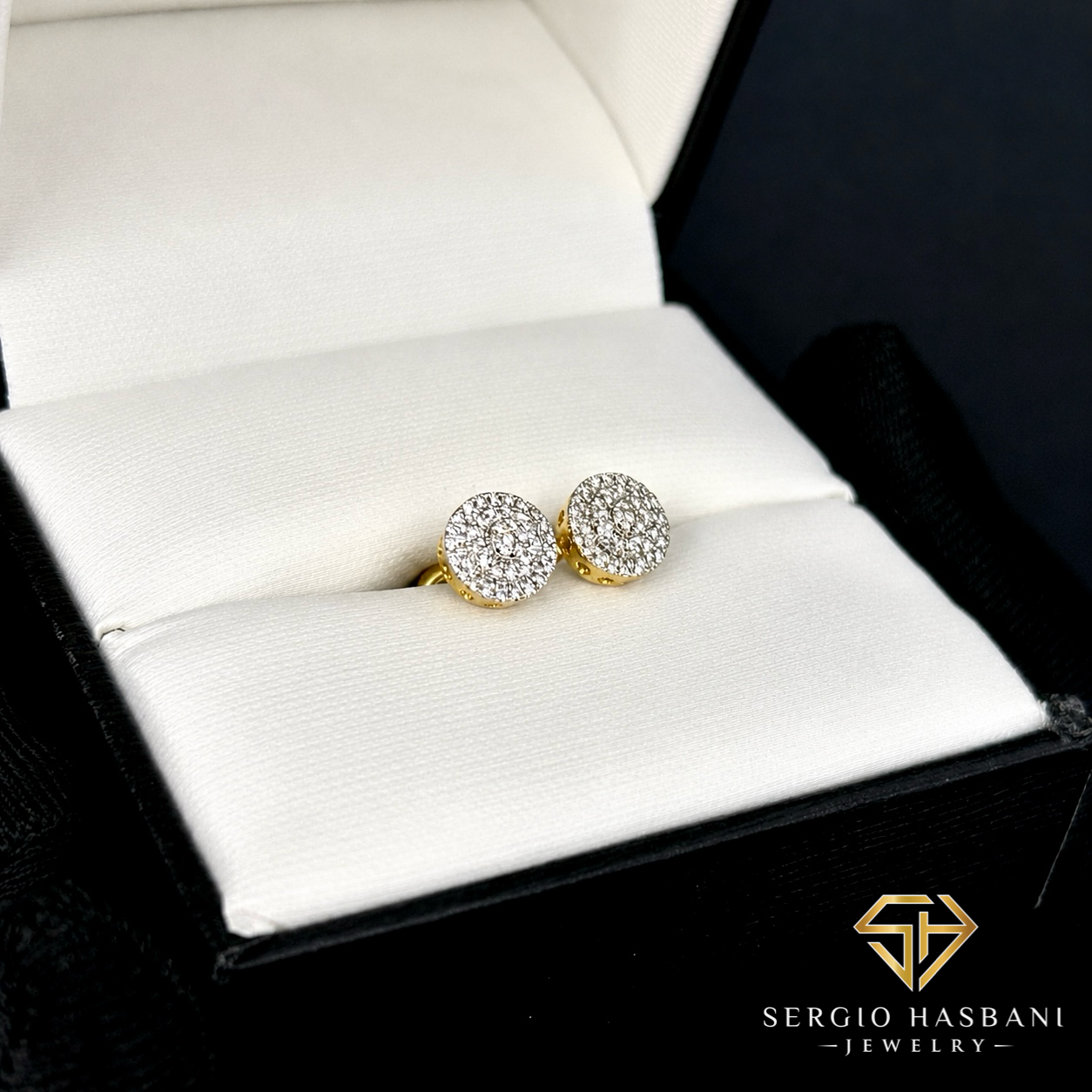 10K ROSCO Diamond Earrings