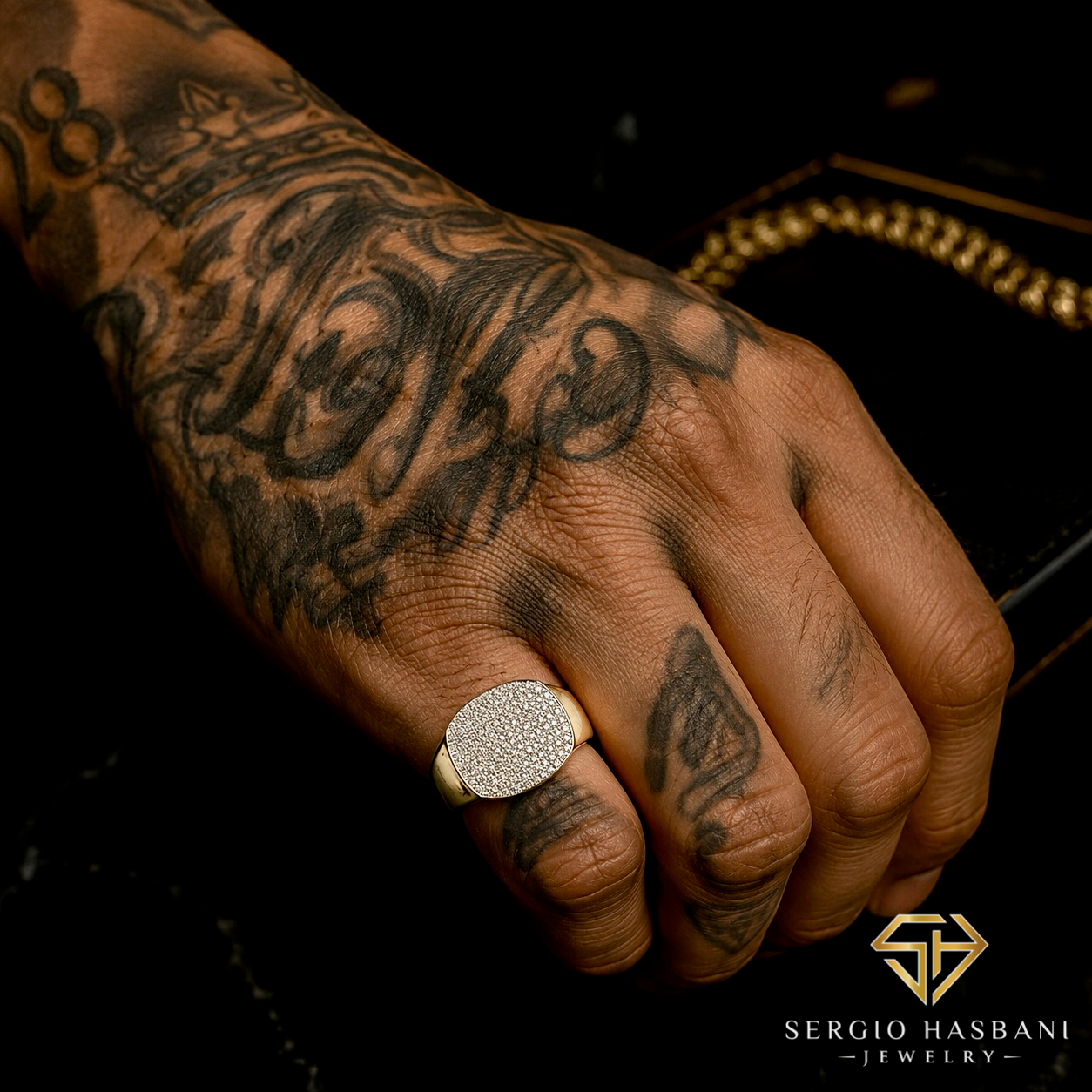 10K ROSHI Diamond Ring