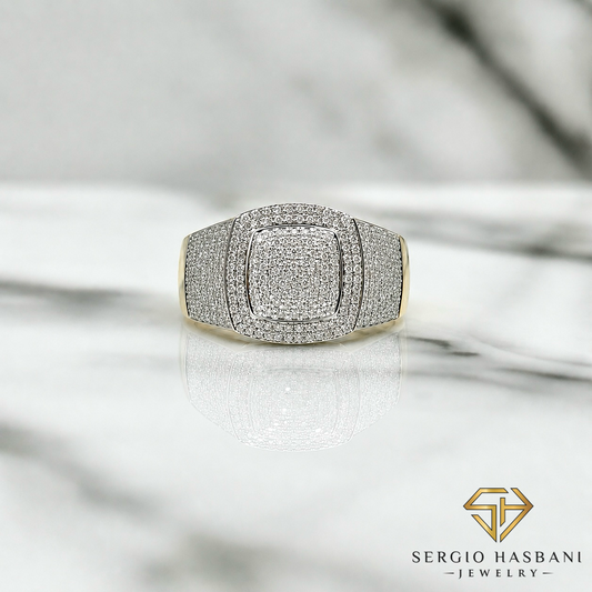 10K RUSHER Diamond Ring