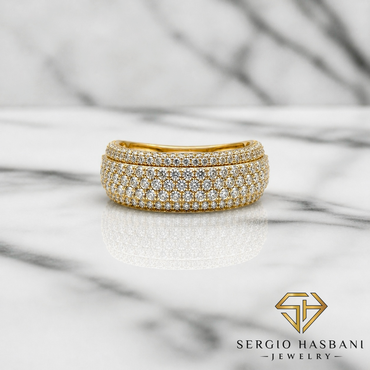 10K SHYNZ VVS Lab Diamond Ring
