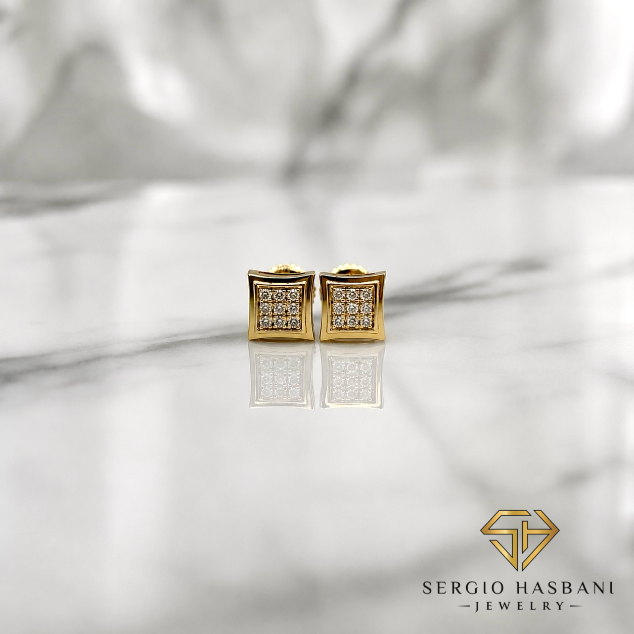 10K SKRILLY Diamond Earrings