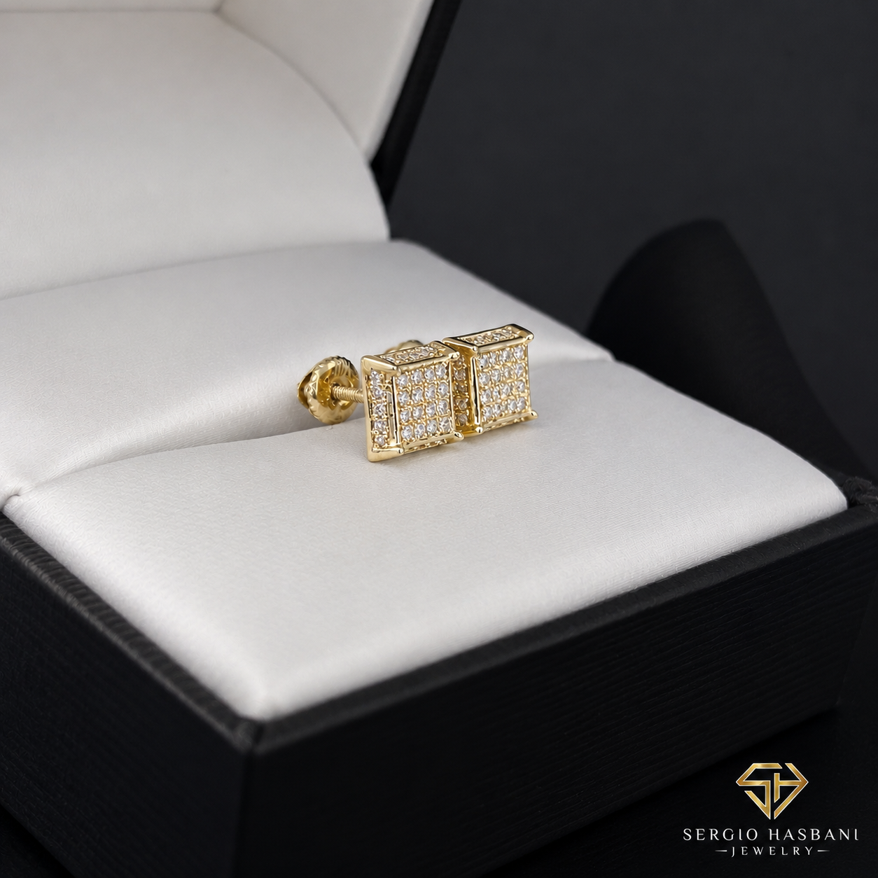10K SKRILL Diamond Earrings