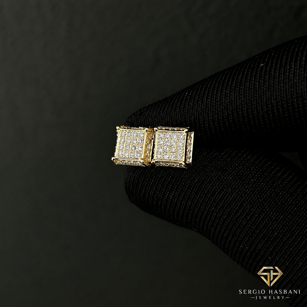 10K SKRILL Diamond Earrings